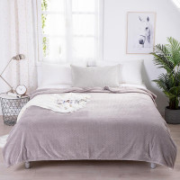 Плед однотонный из микрофибры TANGO SPIGA SP-05 серый 150х200