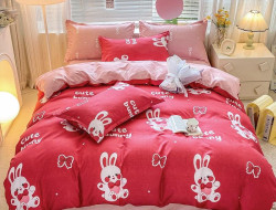 Постельное белье из микросатина TANGO зайчик 50х70 (1шт), 70х70 (1шт) 1,5-спальное