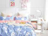 Постельное белье двухстороннее из твила TANGO TPIG-1682 50х70 (2шт), 70х70 (2шт) евро