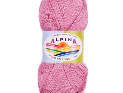 Пряжа ALPINA VIVEN №15 грязно-розовая 100% бамбук 10 шт х 50 гр, 405 м +/- 15 м