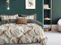 Постельное белье из сатина АЛЬВИТЕК волны семейное