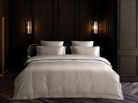 Постельное белье из хлопкового жаккарда ASABELLA 1514-7 50х70 (2шт) и 70х70 (2шт) семейное