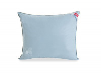 Подушка пуховая Легкие Сны КАМЕЛИЯ голубая 50х68 средняя