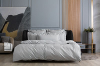 Простыня на резинке GERMAN GRASS Ash grey Allure Grass 180х200x40