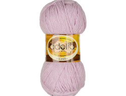 Пряжа ADELIA KISS №06 светло-сиреневая 100% полиэстер, 10 шт х 50 гр, 145 м +/- 7 м