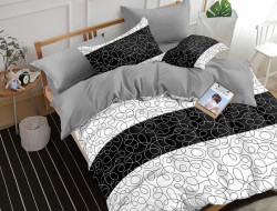 Постельное белье из печатного твил-сатина SAILID BR-1-4 семейное